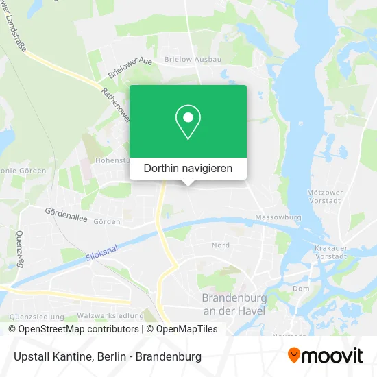 Upstall Kantine Karte