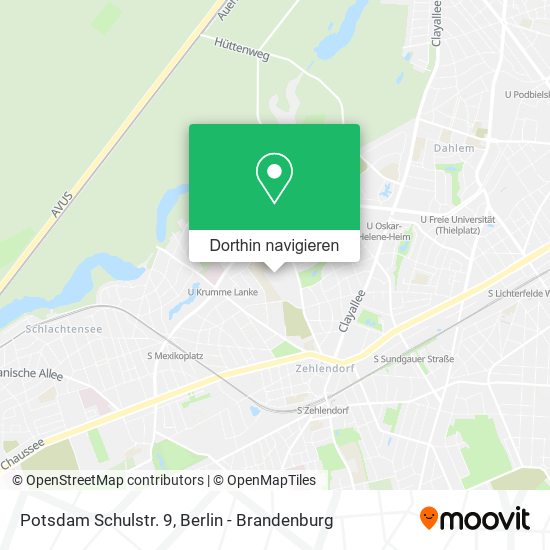 Potsdam Schulstr. 9 Karte