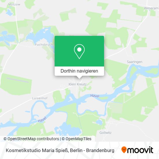 Kosmetikstudio Maria Spieß Karte