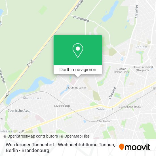 Werderaner Tannenhof - Weihnachtsbäume Tannen Karte