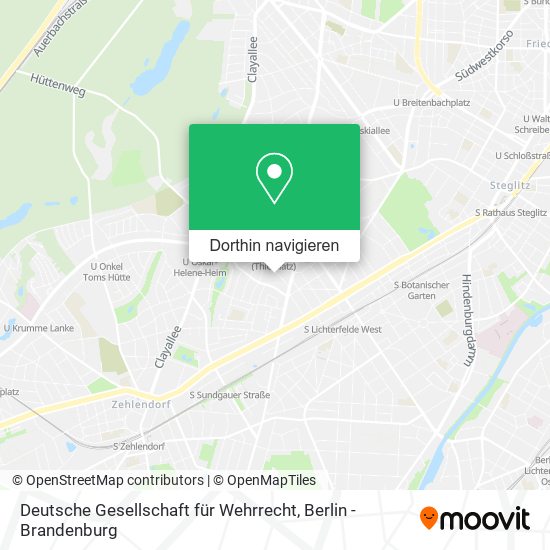 Deutsche Gesellschaft für Wehrrecht Karte