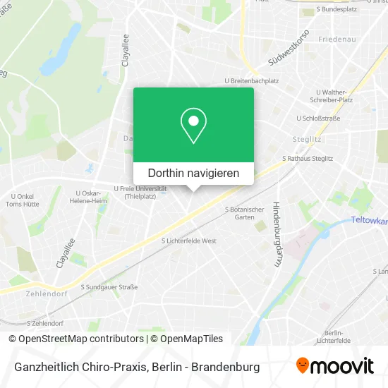 Ganzheitlich Chiro-Praxis Karte