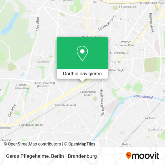 Geras Pflegeheime Karte