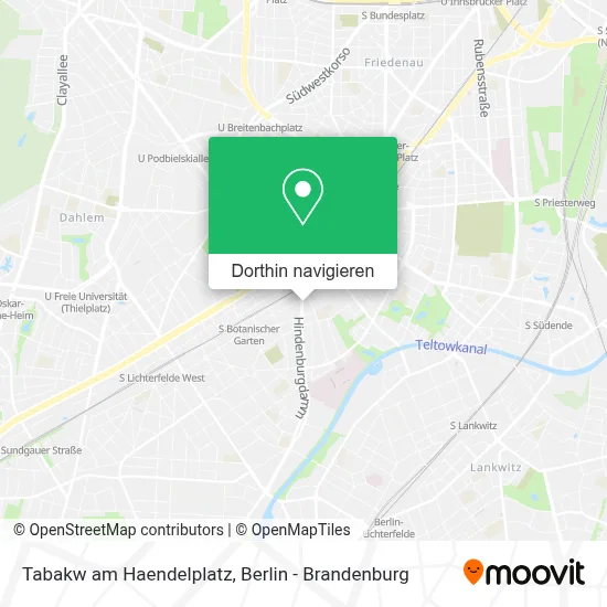 Tabakw am Haendelplatz Karte