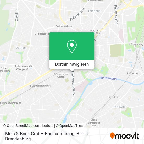Mels & Back GmbH Bauausführung Karte