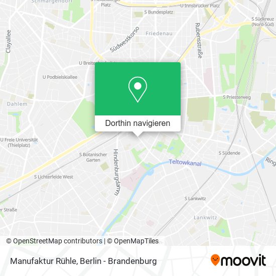 Manufaktur Rühle Karte