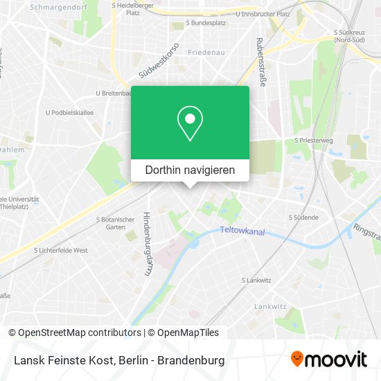 Lansk Feinste Kost Karte