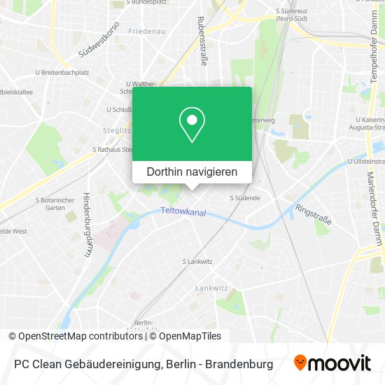 PC Clean Gebäudereinigung Karte