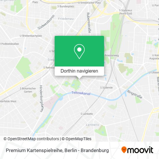 Premium Kartenspielreihe Karte