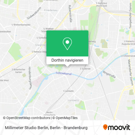 Millimeter Studio Berlin Karte