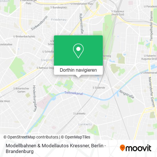 Modellbahnen & Modellautos Kressner Karte