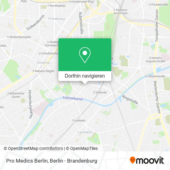 Pro Medics Berlin Karte