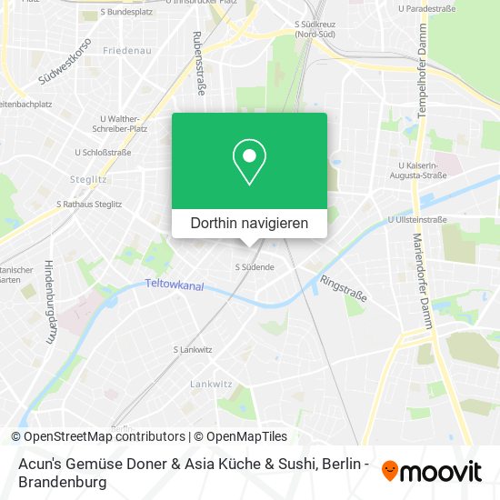 Acun's Gemüse Doner & Asia Küche & Sushi Karte