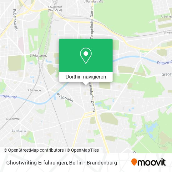 Ghostwriting Erfahrungen Karte