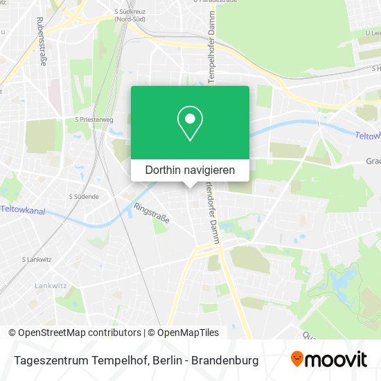 Tageszentrum Tempelhof Karte