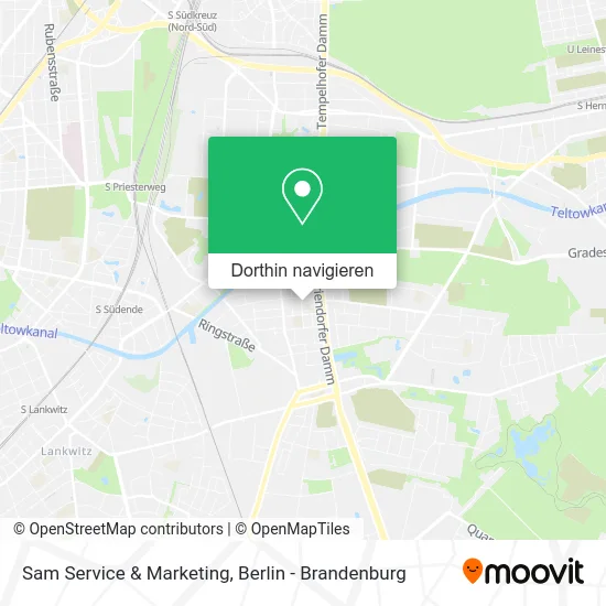 Sam Service & Marketing Karte