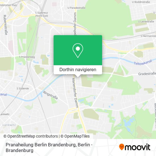 Pranaheilung Berlin Brandenburg Karte