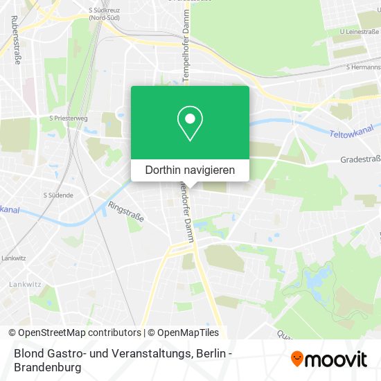 Blond Gastro- und Veranstaltungs Karte