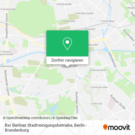 Bsr Berliner Stadtreinigungsbetriebe Karte