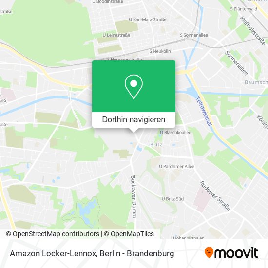 Amazon Locker-Lennox Karte