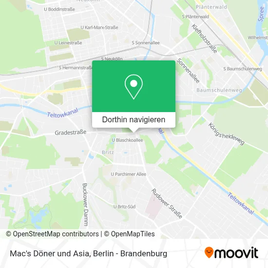 Mac's Döner und Asia Karte