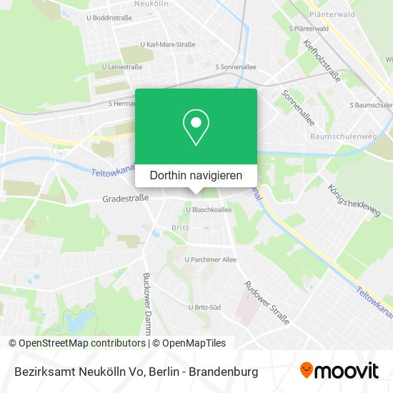 Bezirksamt Neukölln Vo Karte