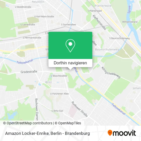 Amazon Locker-Enrike Karte