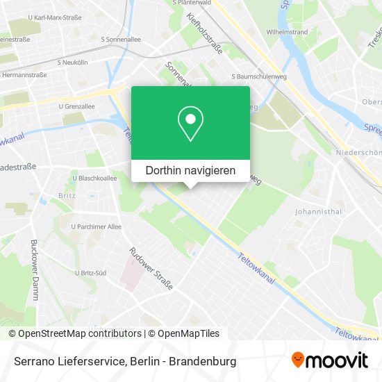 Serrano Lieferservice Karte