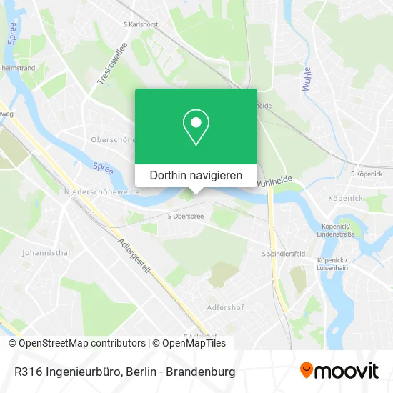 R316 Ingenieurbüro Karte