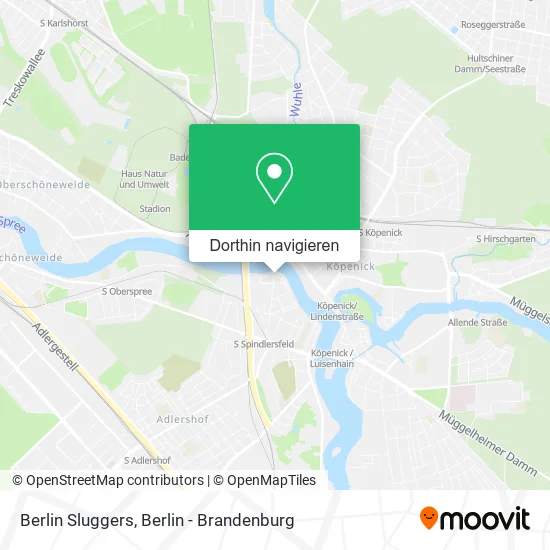 Berlin Sluggers Karte