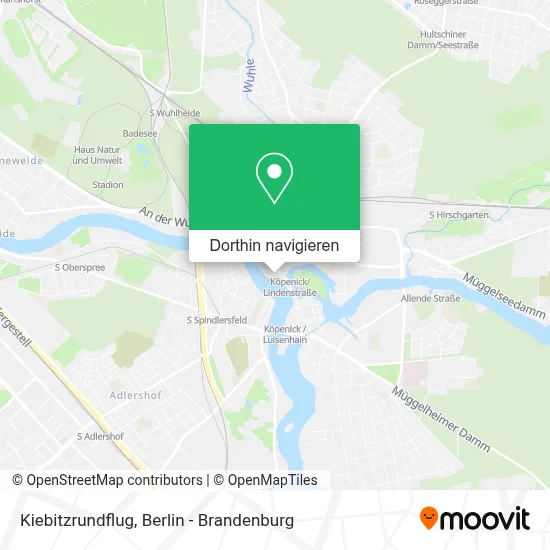 Kiebitzrundflug Karte