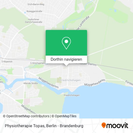 Physiotherapie Topas Karte