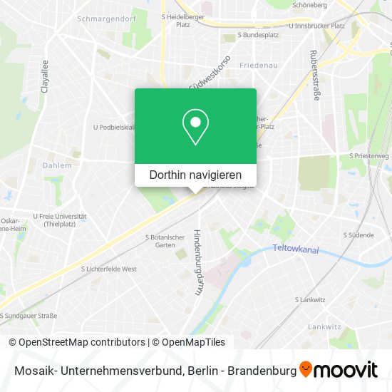 Mosaik- Unternehmensverbund Karte