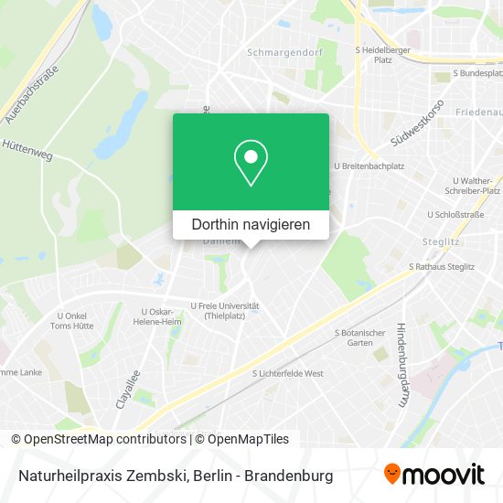 Naturheilpraxis Zembski Karte