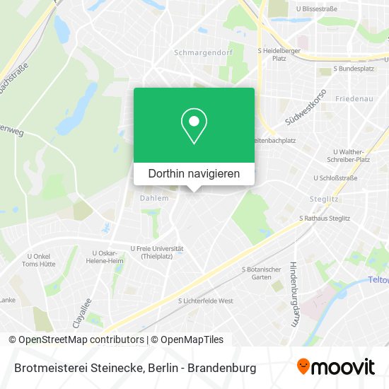 Brotmeisterei Steinecke Karte