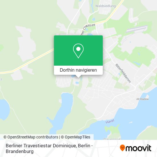 Berliner Travestiestar Dominique Karte