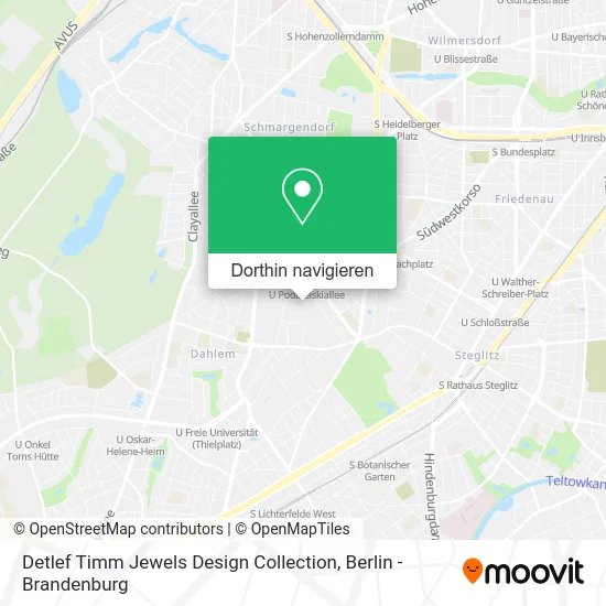 Detlef Timm Jewels Design Collection Karte