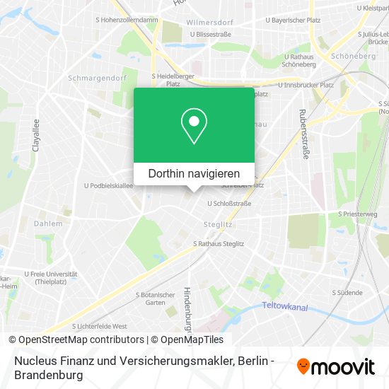Nucleus Finanz und Versicherungsmakler Karte