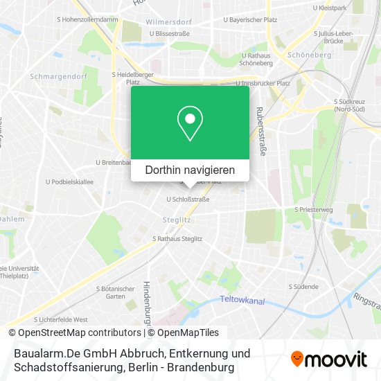 Baualarm.De GmbH Abbruch, Entkernung und Schadstoffsanierung Karte