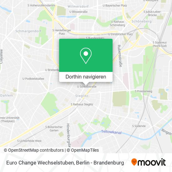 Euro Change Wechselstuben Karte