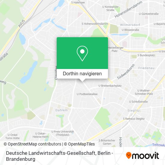 Deutsche Landwirtschafts-Gesellschaft Karte