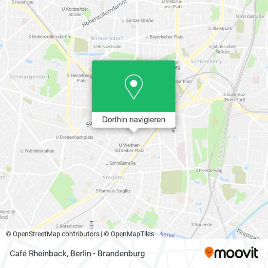 Café Rheinback Karte
