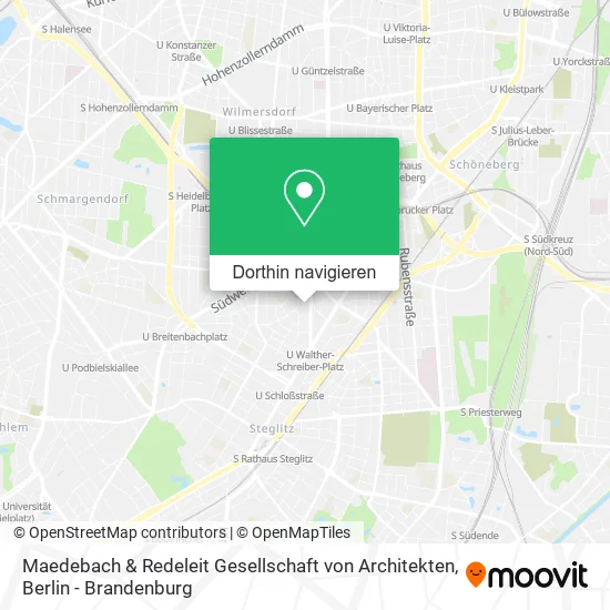 Maedebach & Redeleit Gesellschaft von Architekten Karte