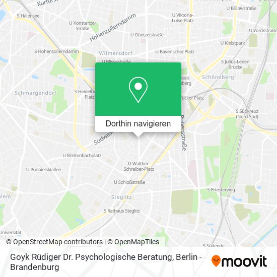 Goyk Rüdiger Dr. Psychologische Beratung Karte