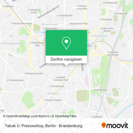 Tabak U. Presseshop Karte