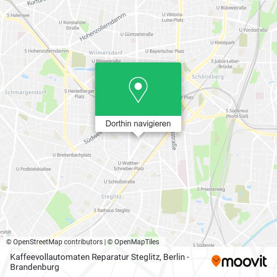 Kaffeevollautomaten Reparatur Steglitz Karte