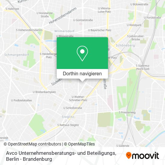 Avco Unternehmensberatungs- und Beteiligungs Karte