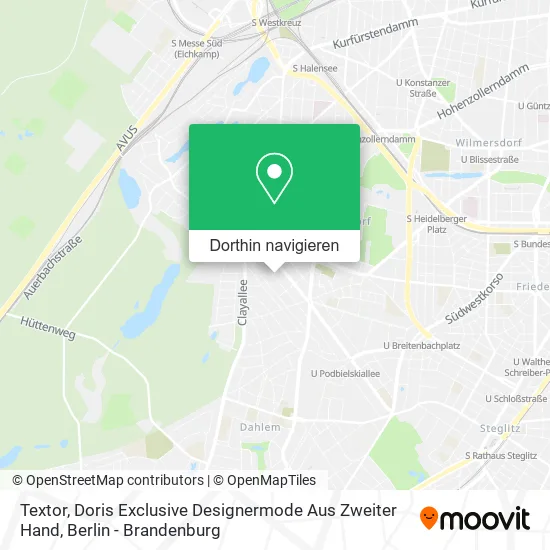 Textor, Doris Exclusive Designermode Aus Zweiter Hand Karte