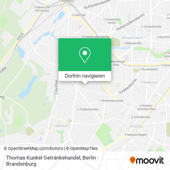 Thomas Kunkel Getränkehandel Karte