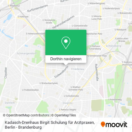 Kadasch-Drenhaus Birgit Schulung für Arztpraxen Karte